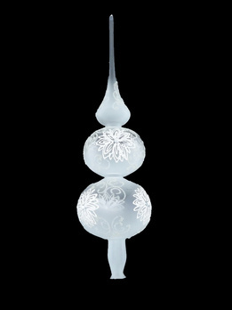 Christmas tree topper - long point with an ornamental pattern