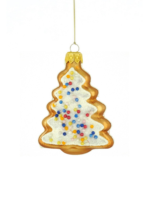 Set of 6 glass Christmas baubles - Christmas tree